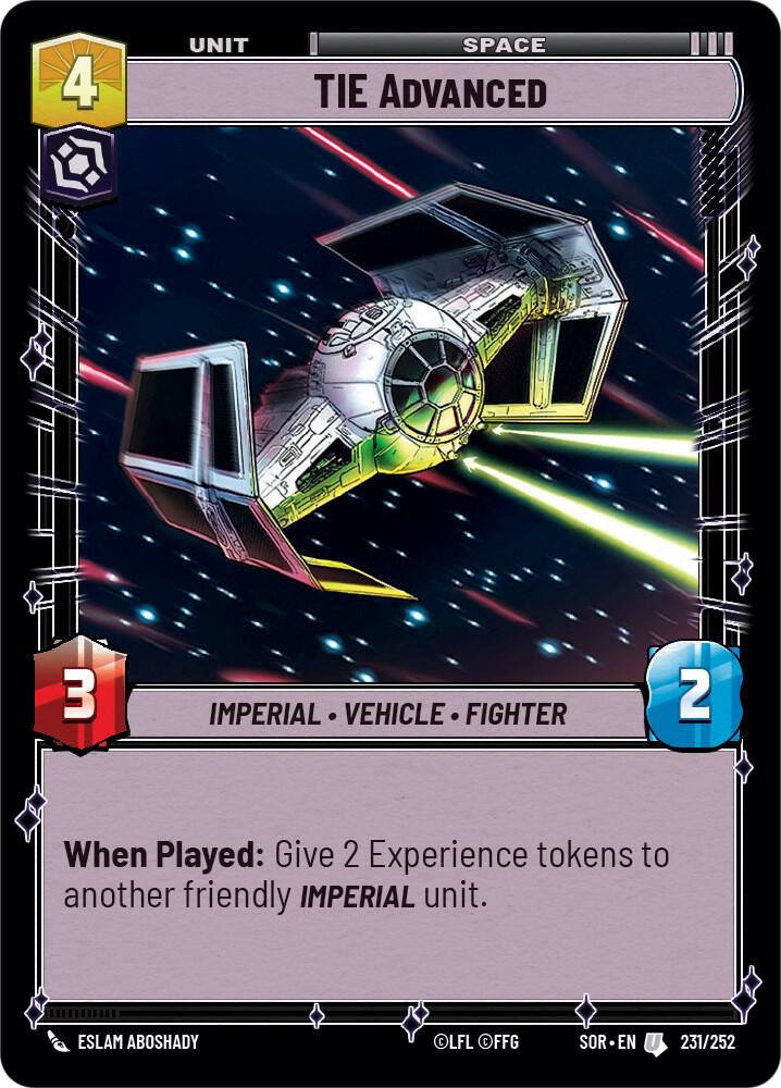 TIE Advanced (Foil)