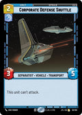 Corporate Defense Shuttle