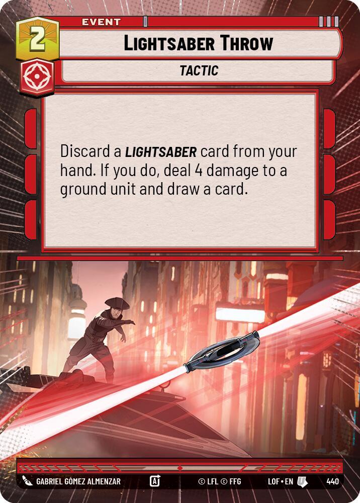 Lightsaber Throw (Hyperspace)