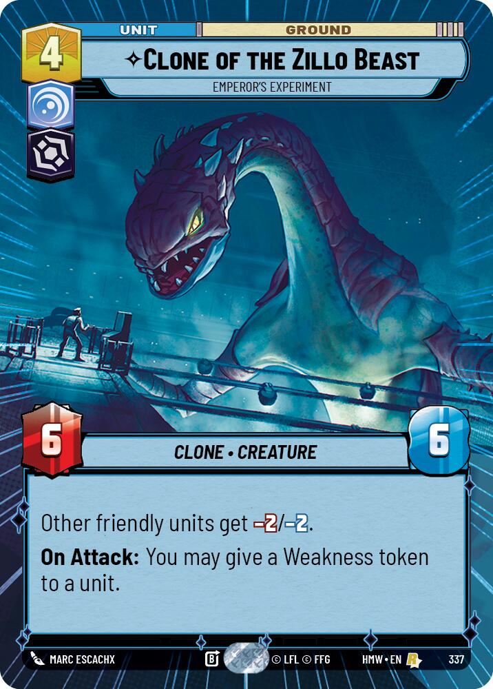 Clone of the Zillo Beast - Emperor's Experiment (Hyperspace)