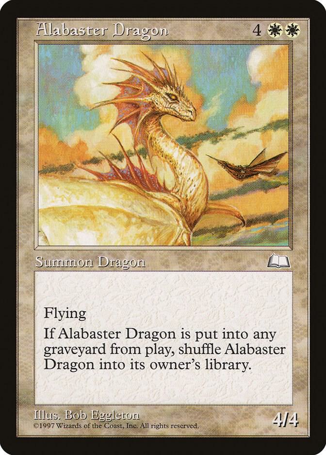 Alabaster Dragon - Weatherlight (WTH)