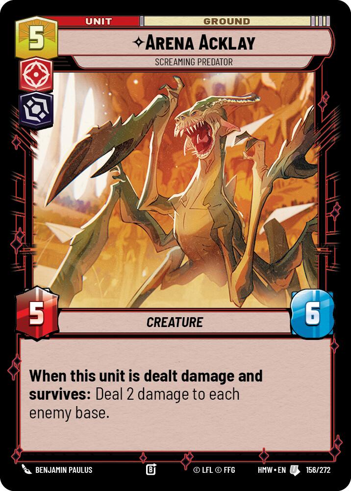 Arena Acklay - Screaming Predator (Homeworlds #156/272)