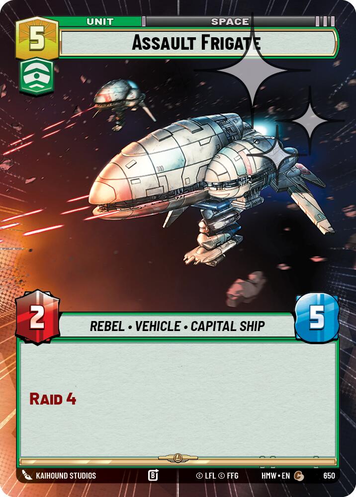 Assault Frigate (Hyperspace Foil) (Homeworlds #650)