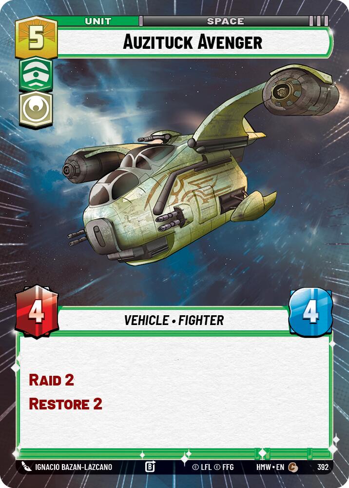 Auzituck Avenger (Hyperspace) (Homeworlds #392)