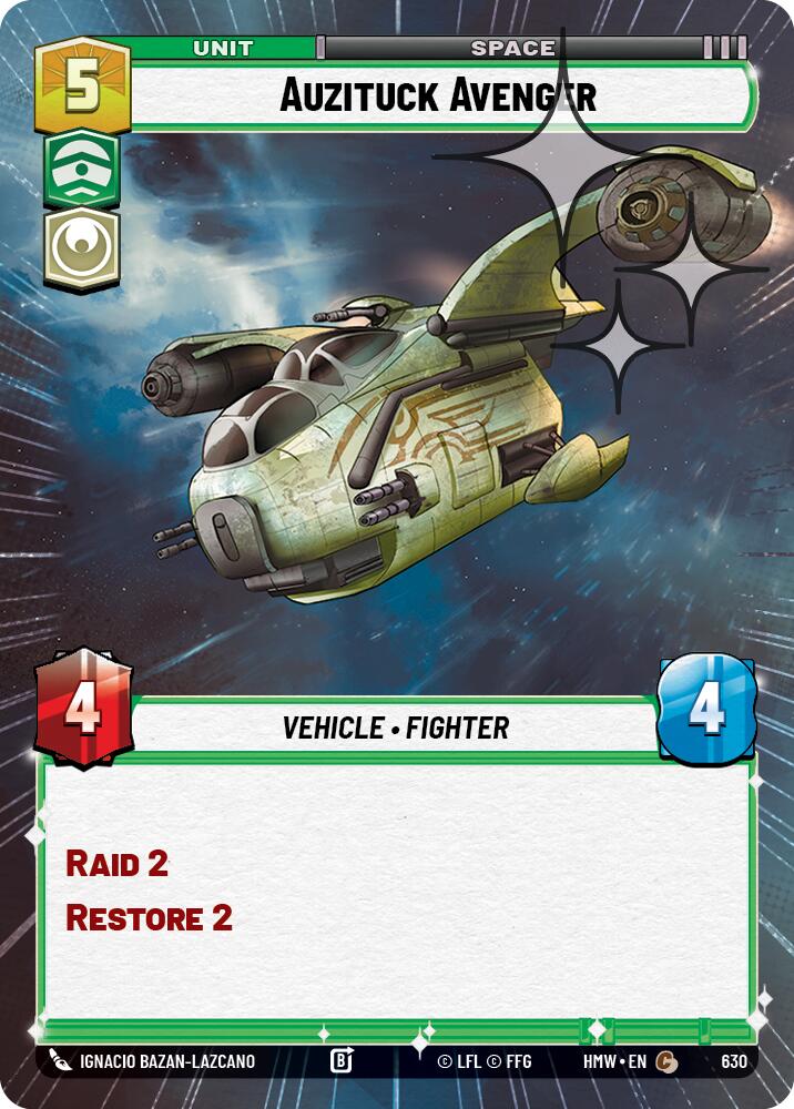 Auzituck Avenger (Hyperspace Foil) (Homeworlds #630)