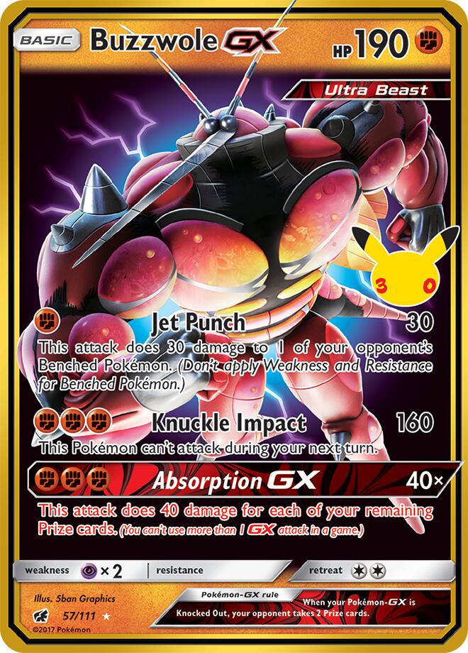 Buzzwole GX - ME: 30th Celebration Classic Collection (30C)