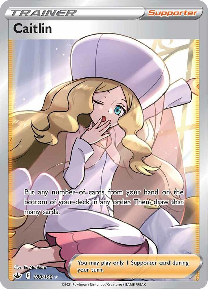 Caitlin (Full Art) - SWSH06: Chilling Reign (SWSH06)