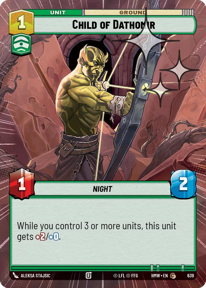Child of Dathomir (Hyperspace Foil) (Homeworlds #639)