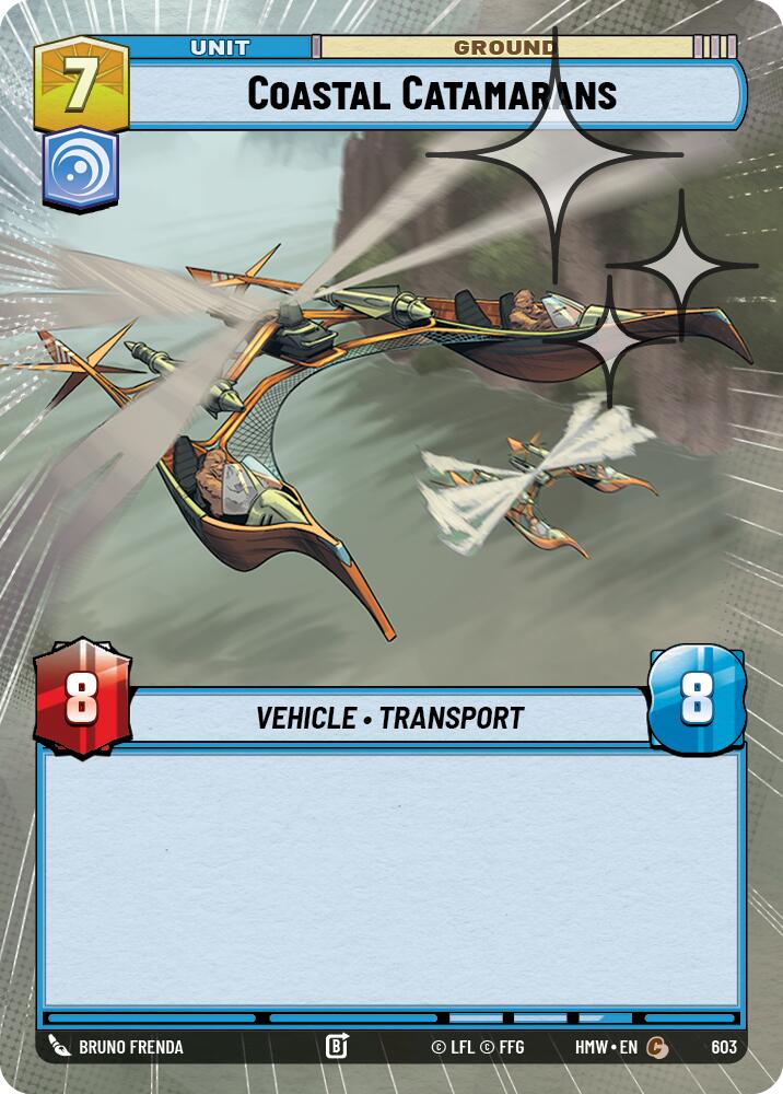 Coastal Catamarans (Hyperspace Foil) (Homeworlds #603)
