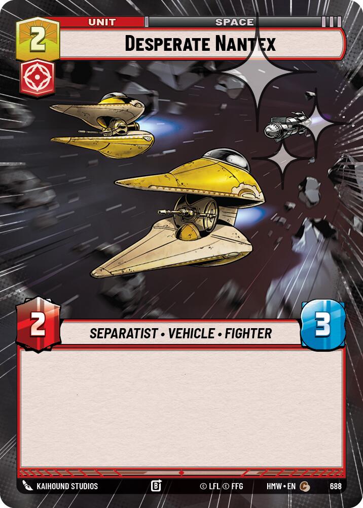 Desperate Nantex (Hyperspace Foil) (Homeworlds #688)