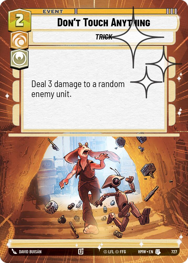 Don't Touch Anything (Hyperspace Foil) - Homeworlds (HMW)