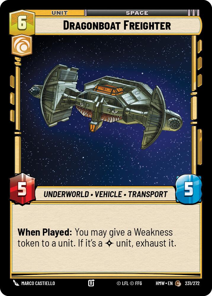 Dragonboat Freighter (Homeworlds #231/272)