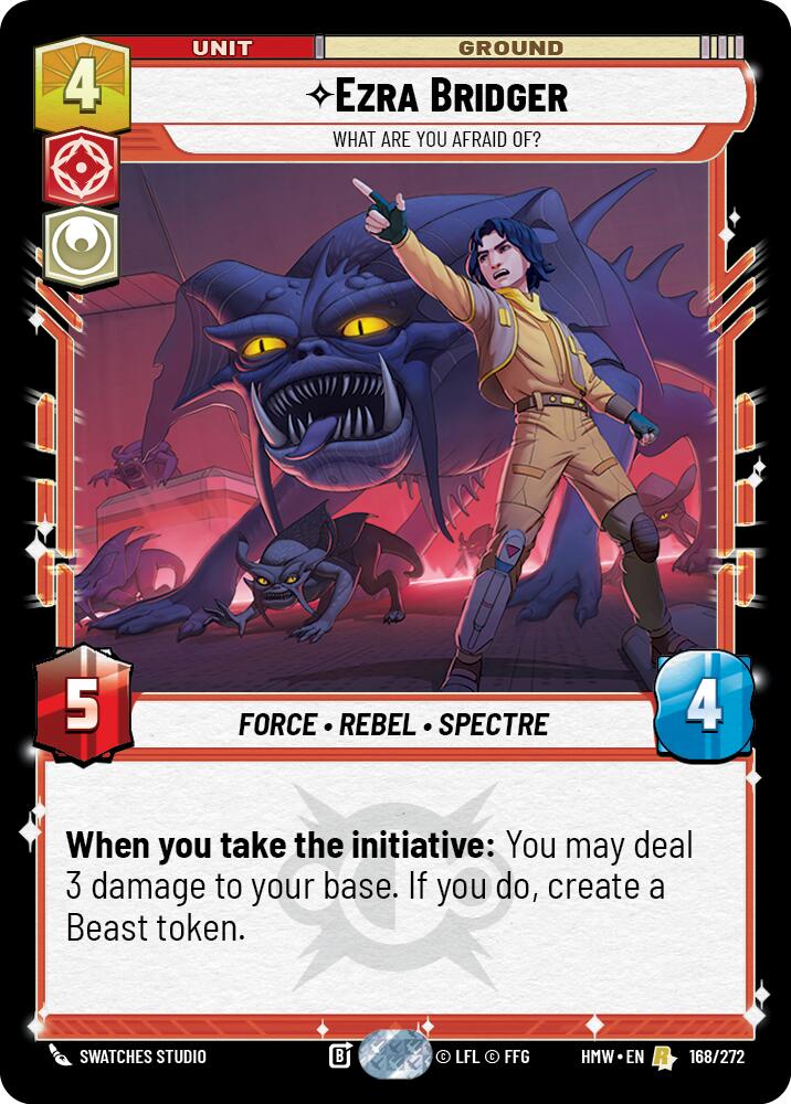 Ezra Bridger - What Are You Afraid Of? (Homeworlds #168/272)