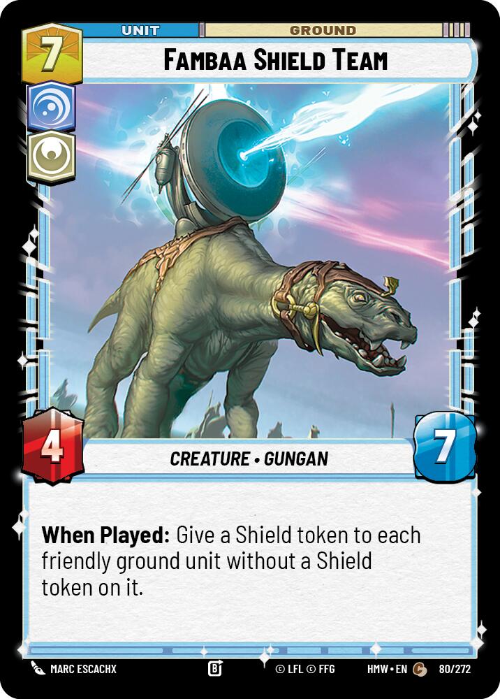 Fambaa Shield Team (Homeworlds #80/272)