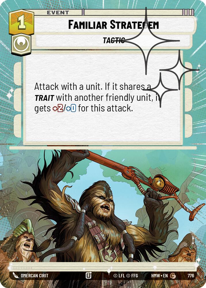 Familiar Strategem (Hyperspace Foil) - Homeworlds (HMW)