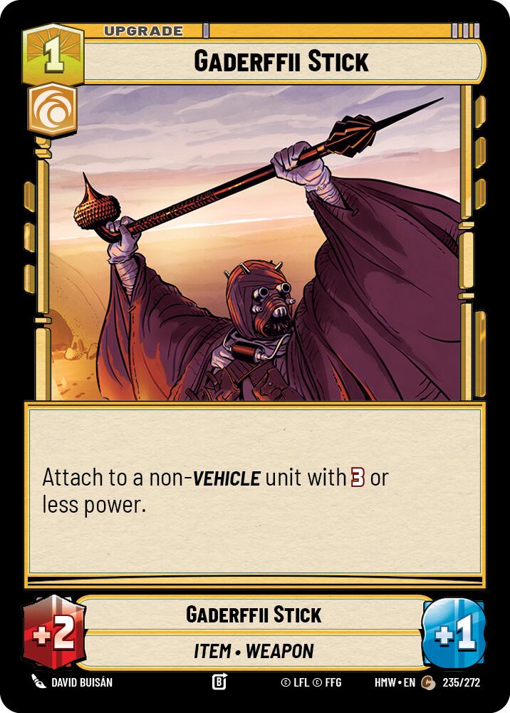 Gaderffii Stick (Homeworlds #235/272)