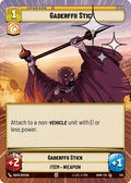 Gaderffii Stick (Hyperspace Foil) (Homeworlds #745)