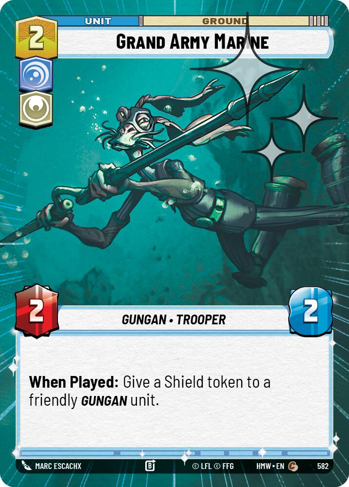 Grand Army Marine (Hyperspace Foil) (Homeworlds #582)