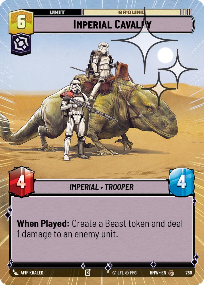Imperial Cavalry (Hyperspace Foil) - Homeworlds (HMW)