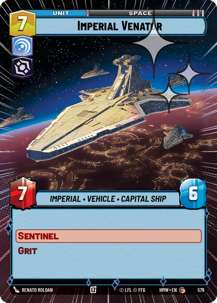 Imperial Venator (Hyperspace Foil) (Homeworlds #579)