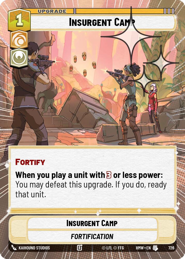 Insurgent Camp (Hyperspace Foil) - Homeworlds (HMW)