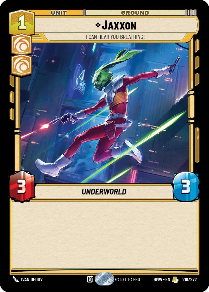 Jaxxon - I Can Hear You Breathing! (Homeworlds #219/272)