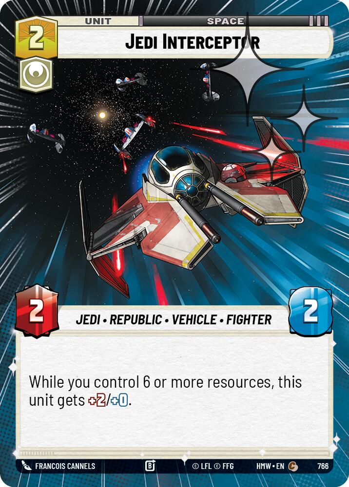 Jedi Interceptor (Hyperspace Foil) (Homeworlds #766)