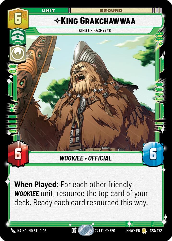 King Grakchawwaa - King of Kashyyyk - Homeworlds (HMW)