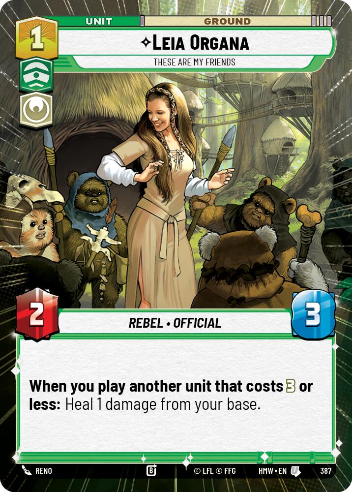 Leia Organa - These Are My Friends (Hyperspace) - Homeworlds (HMW)