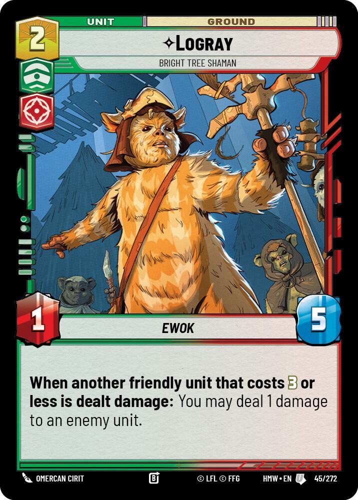 Logray - Bright Tree Shaman (Homeworlds #45/272)