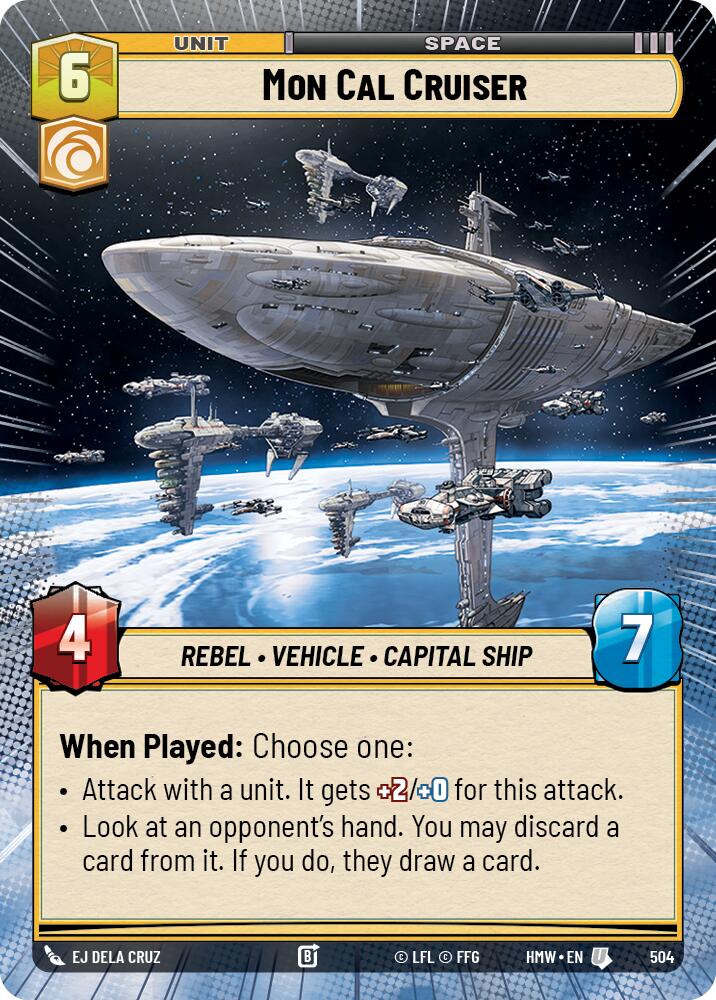 Mon Cal Cruiser (Hyperspace) (Homeworlds #504)
