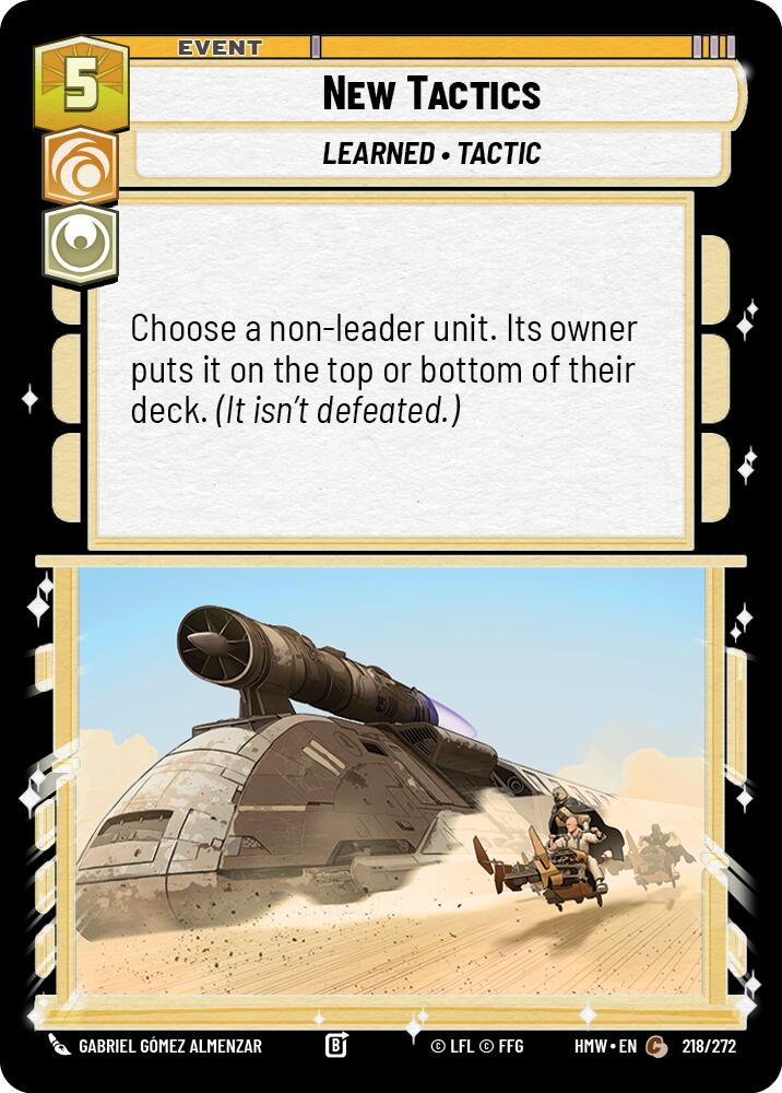 New Tactics (Homeworlds #218/272)