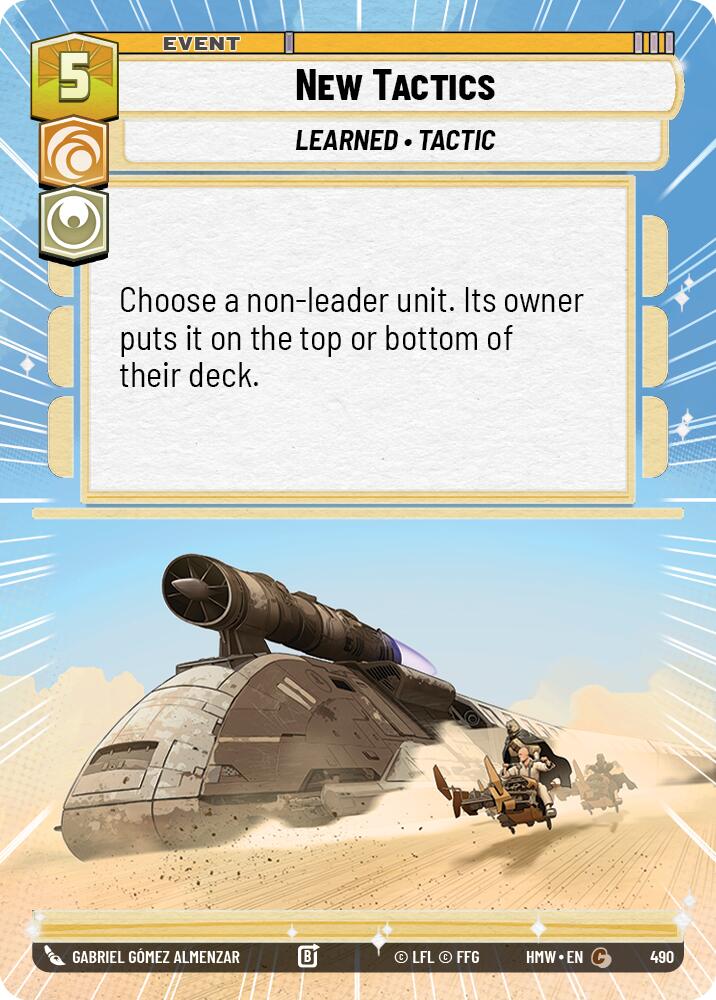 New Tactics (Hyperspace) (Homeworlds #490)
