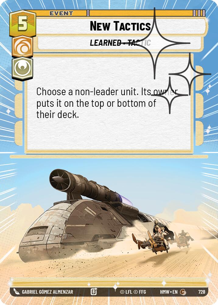 New Tactics (Hyperspace Foil) (Homeworlds #728)