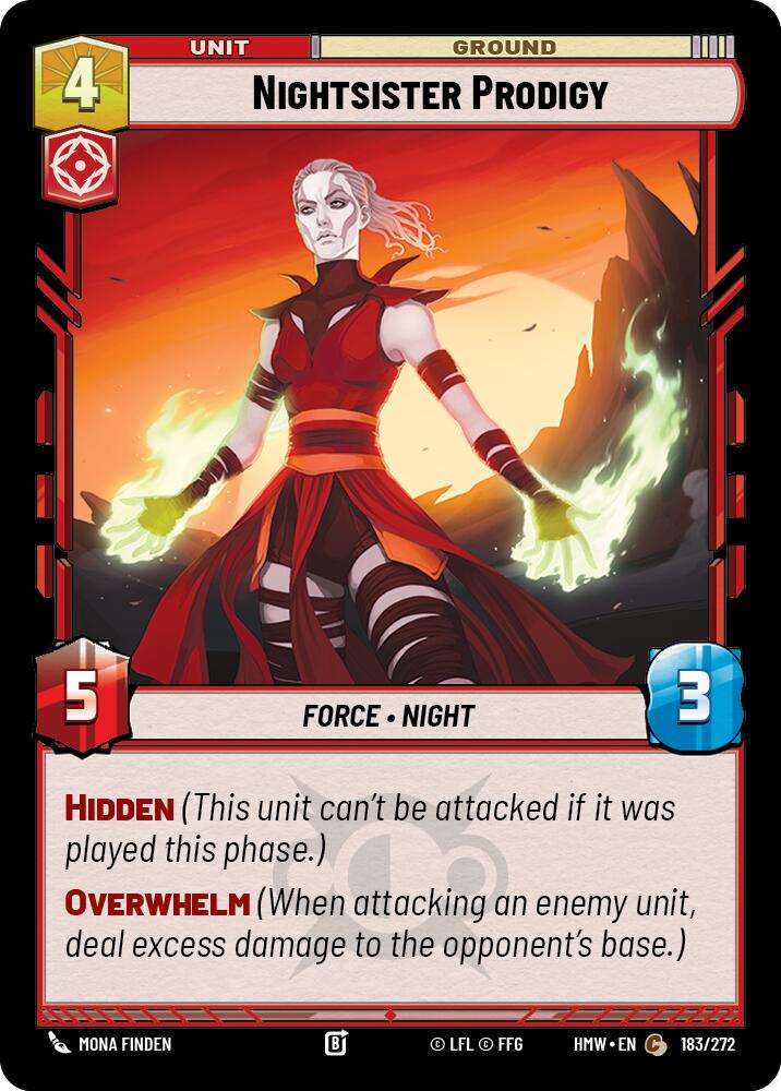 Nightsister Prodigy (Homeworlds #183/272)