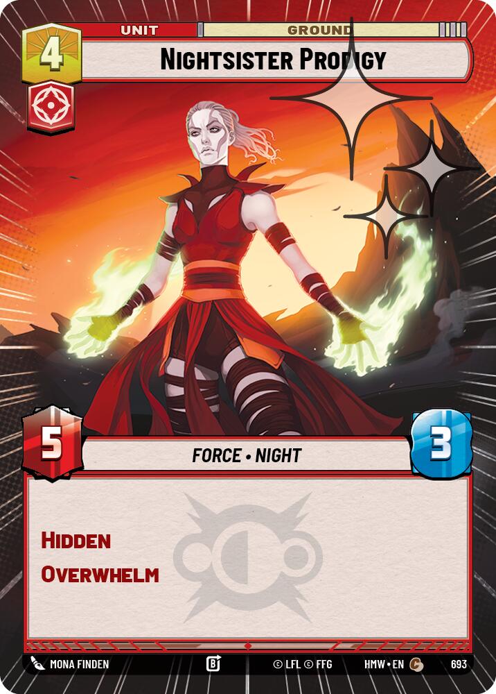 Nightsister Prodigy (Hyperspace Foil) (Homeworlds #693)