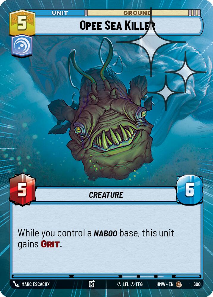 Opee Sea Killer (Hyperspace Foil) - Homeworlds (HMW)