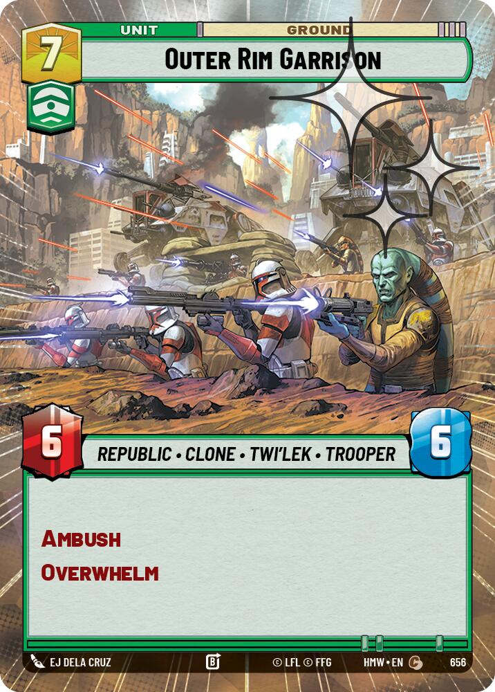Outer Rim Garrison (Hyperspace Foil) - Homeworlds (HMW)