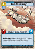Pelta Relief Frigate (Hyperspace Foil) (Homeworlds #601)