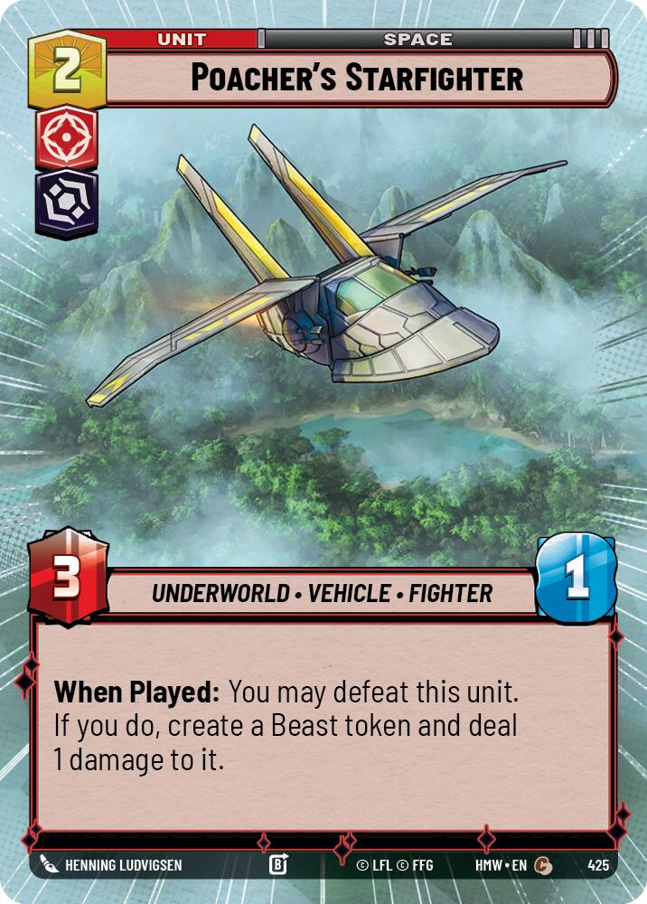 Poacher's Starfighter (Hyperspace) (Homeworlds #425)