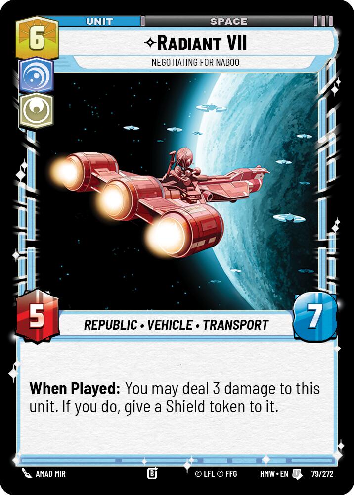 Radiant VII - Negotiating for Naboo (Homeworlds #79/272)