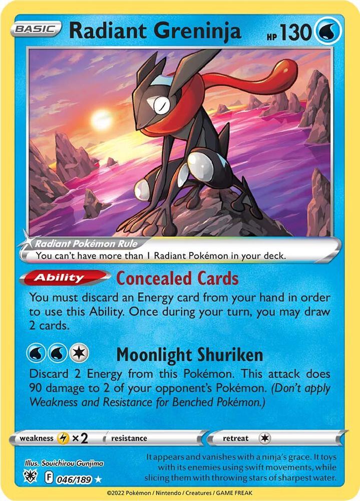 Radiant Greninja - SWSH10
