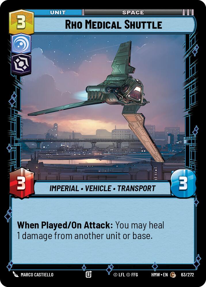Rho Medical Shuttle (Homeworlds #63/272)