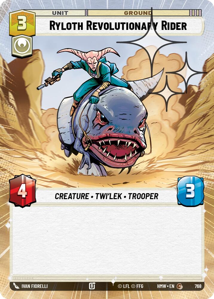 Ryloth Revolutionary Rider (Hyperspace Foil) - Homeworlds (HMW)