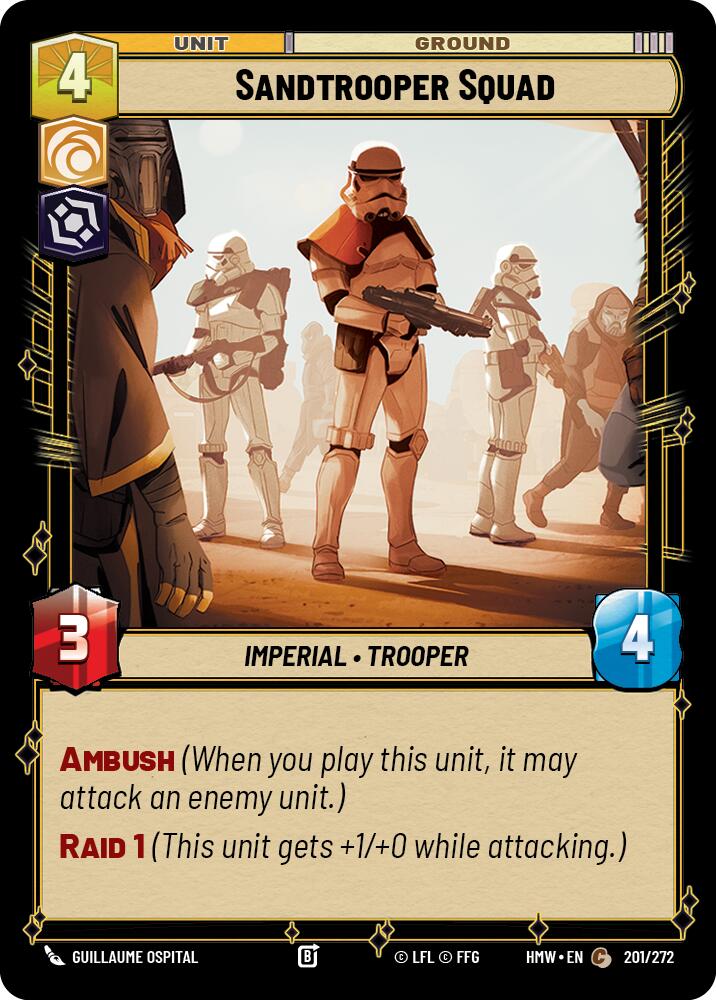 Sandtrooper Squad (Homeworlds #201/272)