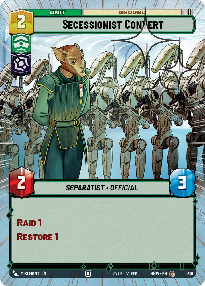 Secessionist Convert (Hyperspace Foil) - Homeworlds (HMW)