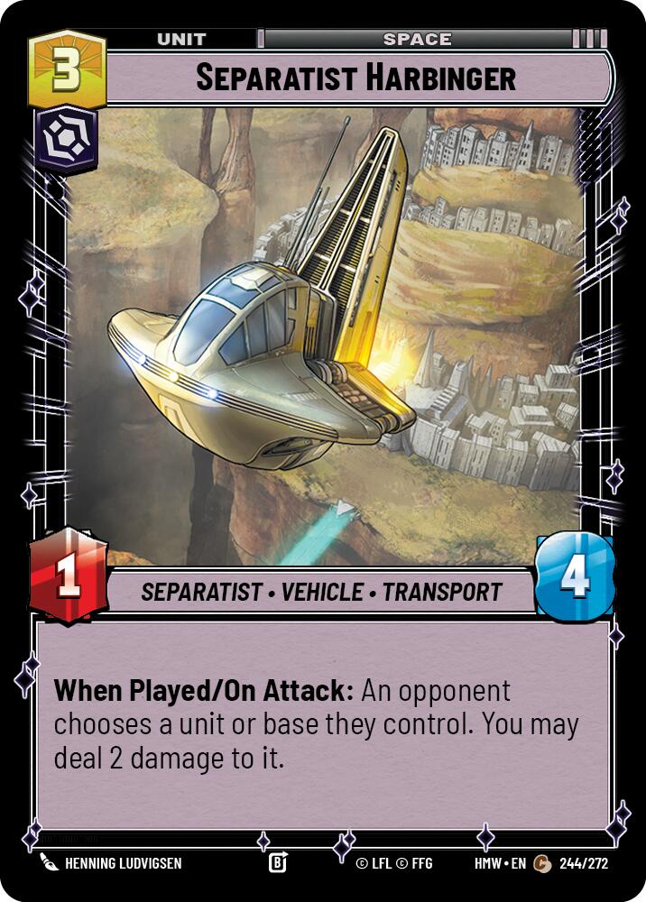 Separatist Harbinger (Homeworlds #244/272)