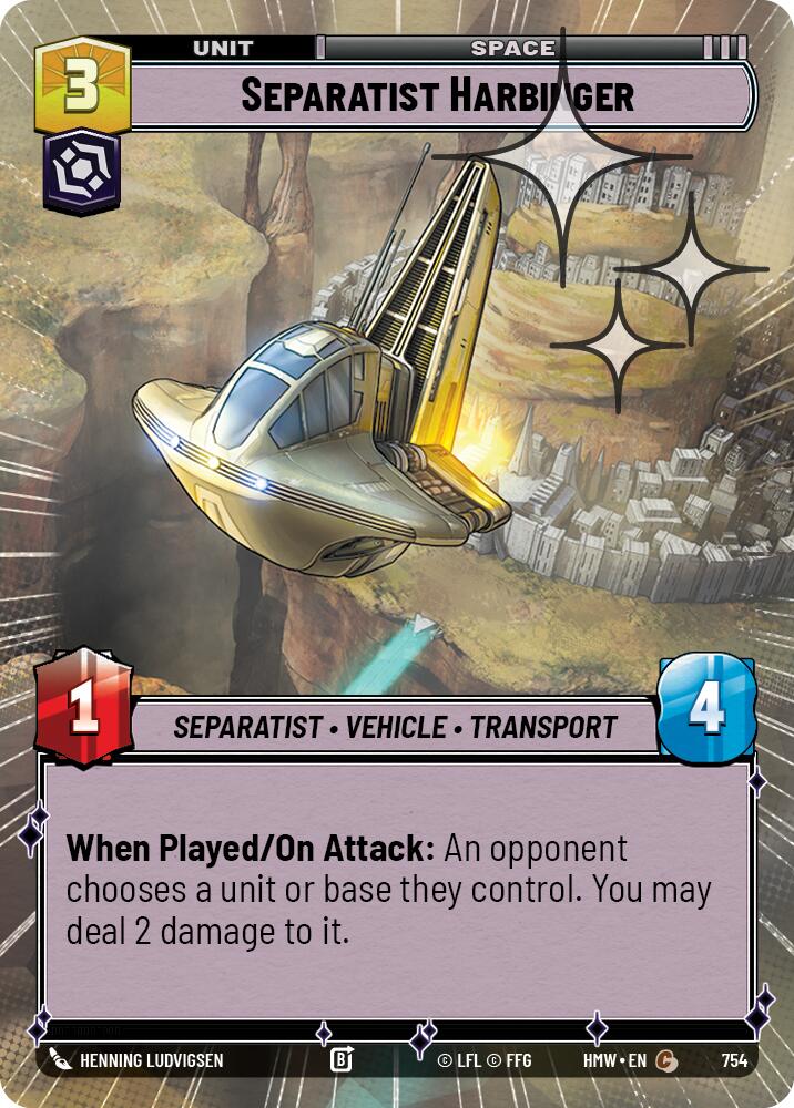 Separatist Harbinger (Hyperspace Foil) (Homeworlds #754)