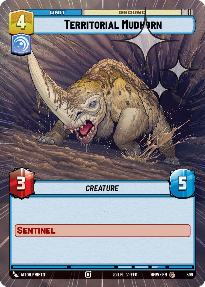 Territorial Mudhorn (Hyperspace Foil) - Homeworlds (HMW)