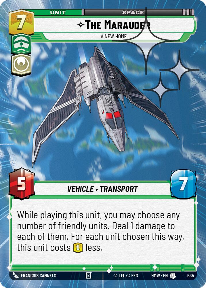 The Marauder - A New Home (Hyperspace Foil) - Homeworlds (HMW)